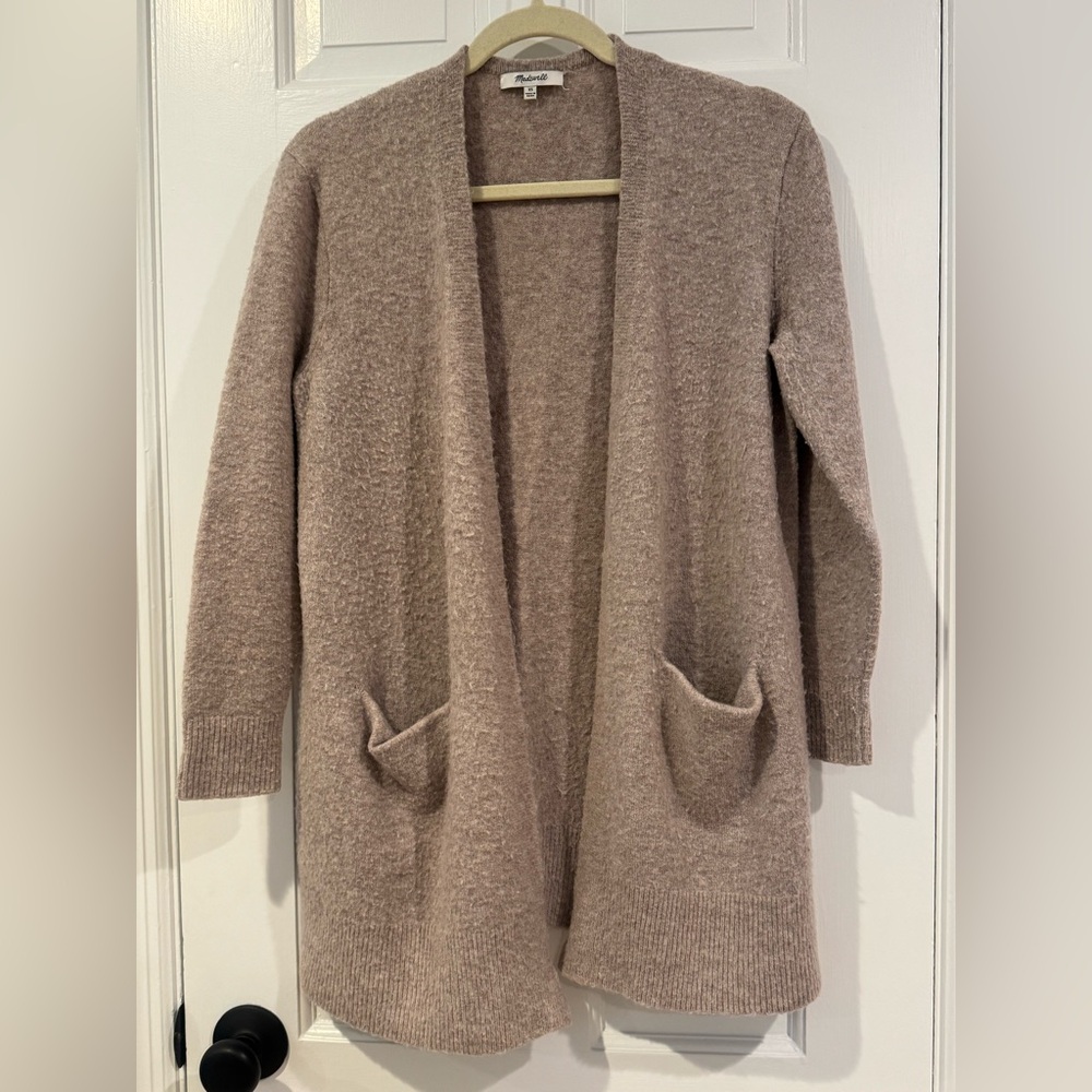 Madewell Women's Cardigan in Soft Brown